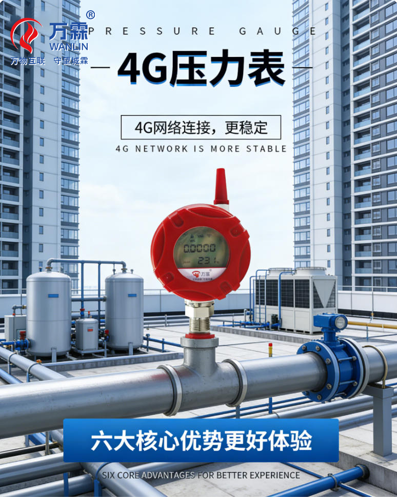 工业压力监测“黑科技”:万霖无线压力表凭.....