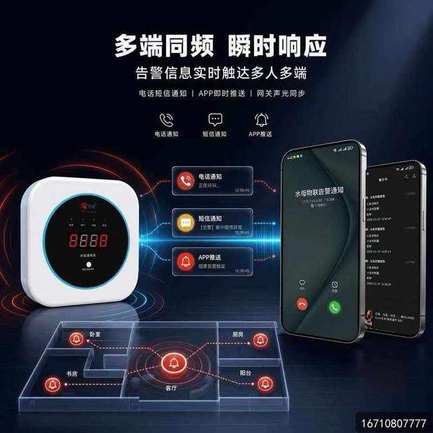 快手本地生活市场分析:厨房离人报警器需求爆发与创业机遇 万霖厨房离人报警器应用