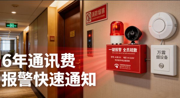 秒级响应守护平安:重庆江北区公寓楼部署万霖433无线声光报警器纪实 重庆江北区公寓楼万霖433无线声光报警器应用