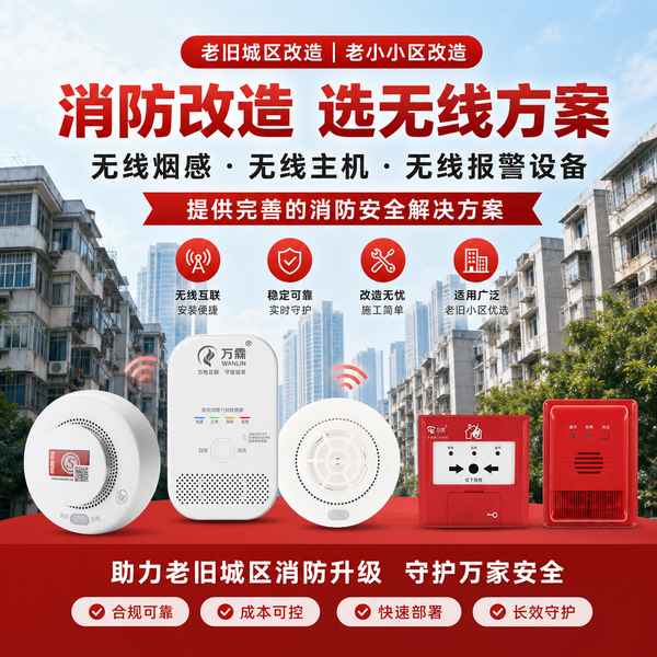 无线消防报警系统兰州项目实拍 无线消防报警系统项目实拍 — 兰州老旧小区消防改造工程现场