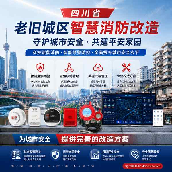 理县无线火焰探测告警单元部署现场 理县无线火焰探测告警单元部署现场 — 出租房运营方智慧消防改造项目应用