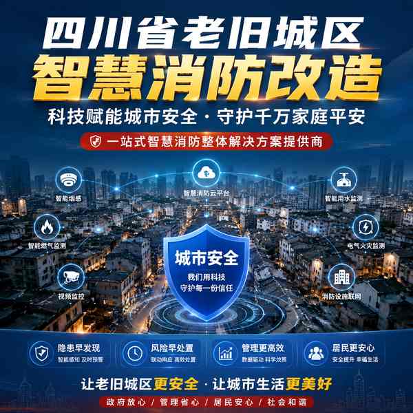 自贡智慧消防可视化指挥系统 自贡智慧消防可视化指挥系统 — 四川省老旧城区智慧消防改造产品部署与应用场景