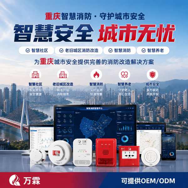 重庆无线火焰探测告警单元万州区项目实拍 重庆无线火焰探测告警单元项目实拍 — 万州区老旧小区智慧消防改造工程现场