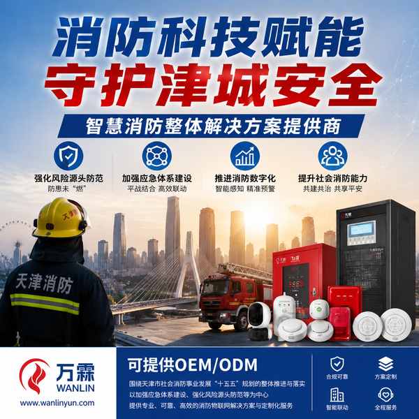 天津智慧消防综合服务 — 天津十五五消防规划产品部署与应用场景