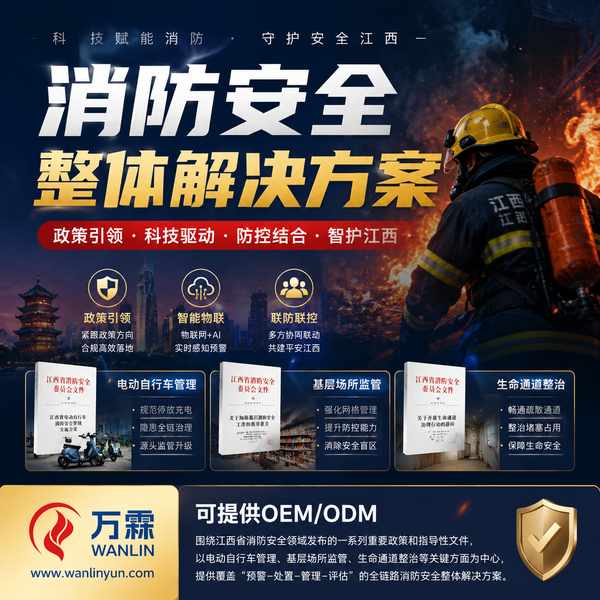 江西无线火焰探测告警新建区项目实拍 江西无线火焰探测告警项目实拍 — 新建区消防物联感知改造工程现场
