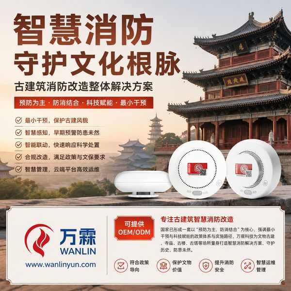 枣庄市古建筑AI超前预警 枣庄市古建筑AI超前预警 — 古建筑智慧消防改造产品部署与应用场景