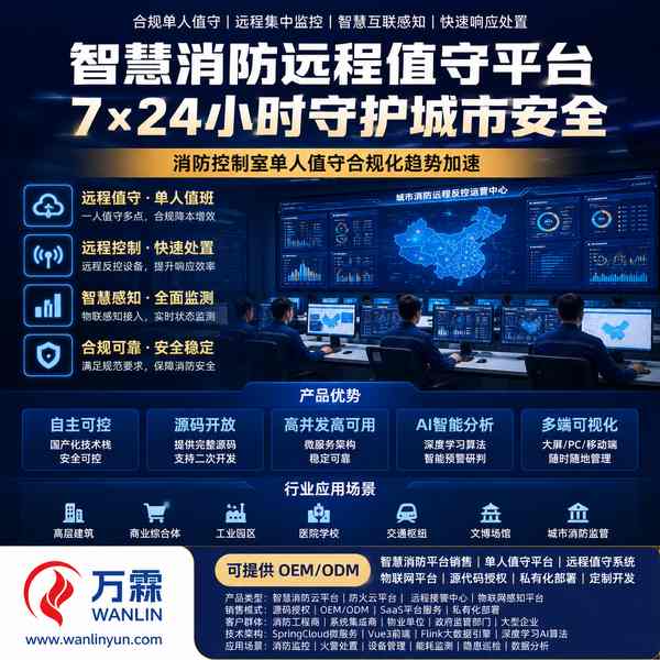 宿迁泰和安智慧消防平台源码 宿迁消防远程值班辅助平台源码交付 — 远程值守应用场景