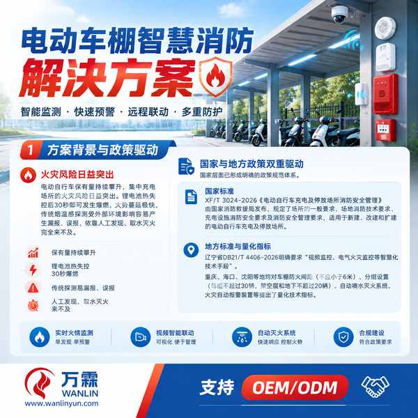 大同社区居委会电动自行车充电棚AI烟火识别监测系统批量采购项目现场 大同社区居委会电动自行车充电棚AI烟火识别监测系统采购项目现场 — 电动车棚智慧消防设备安装与平台上线