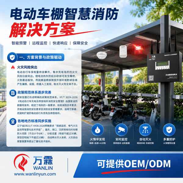 北京朝阳十八里店乡电动车棚智慧消防
