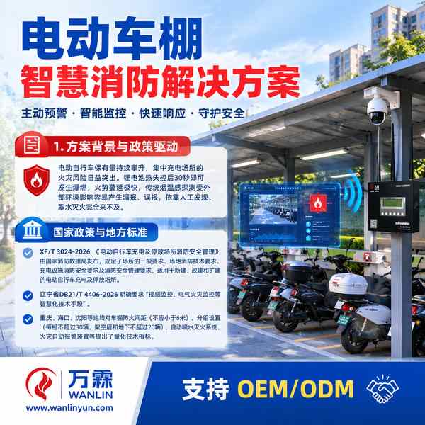 岳阳电动自行车品牌经销商电动自行车充电棚AI烟火识别监测系统批量采购项目现场 岳阳电动自行车品牌经销商电动自行车充电棚AI烟火识别监测系统采购项目现场 — 电动车棚智慧消防设备安装与平台上线