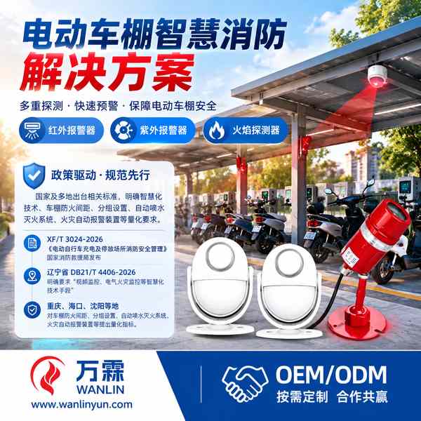 贵阳城中村股份公司电动自行车充电棚AI烟火识别监测系统采购项目现场 — 电动车棚智慧消防设备安装与平台上线